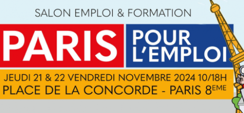 Paris pour l’emploi – les 21 et 22 novembre