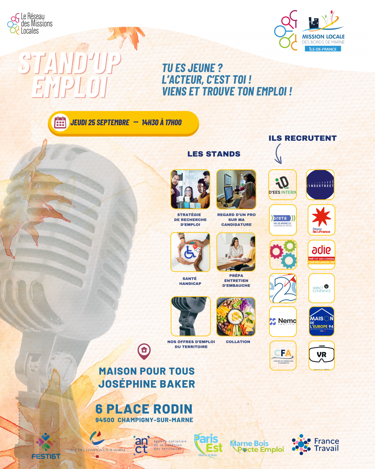 Le Stand’Up de l’Emploi fait son grand retour !