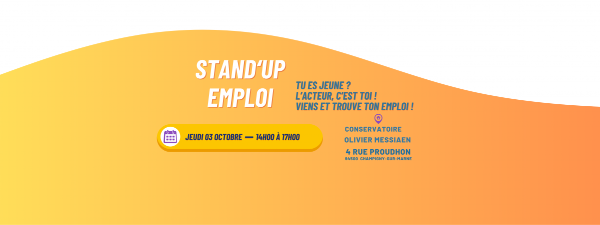 La 5ème édition de Stand'Up Emploi c’est repartie !