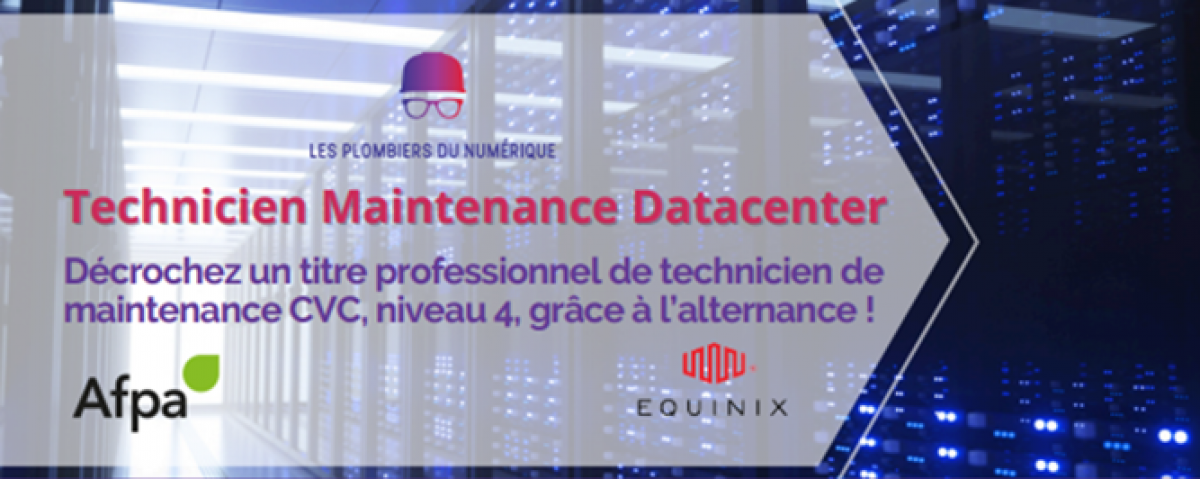 Formation Technicien Maintenance Datacenter - Plombiers du Numérique (POEI + contrat en alternance)