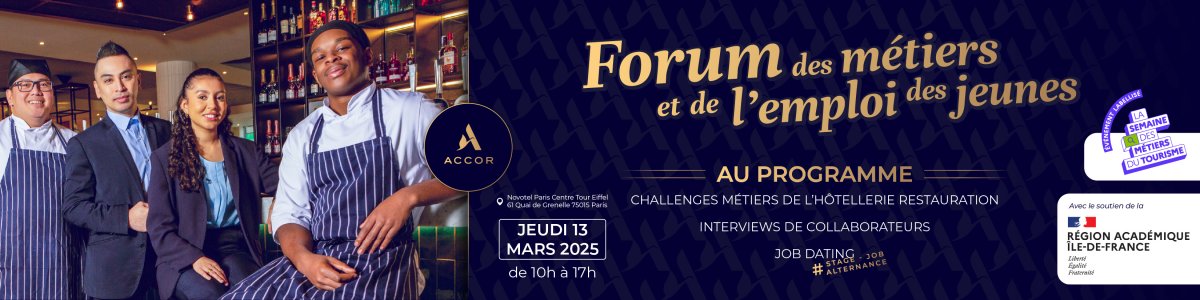 (Save the date) Forum Hôtellerie Restauration du groupe Accor