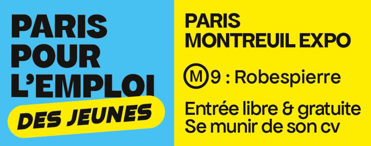 SAVE THE DATE – Paris pour l’emploi des jeunes !