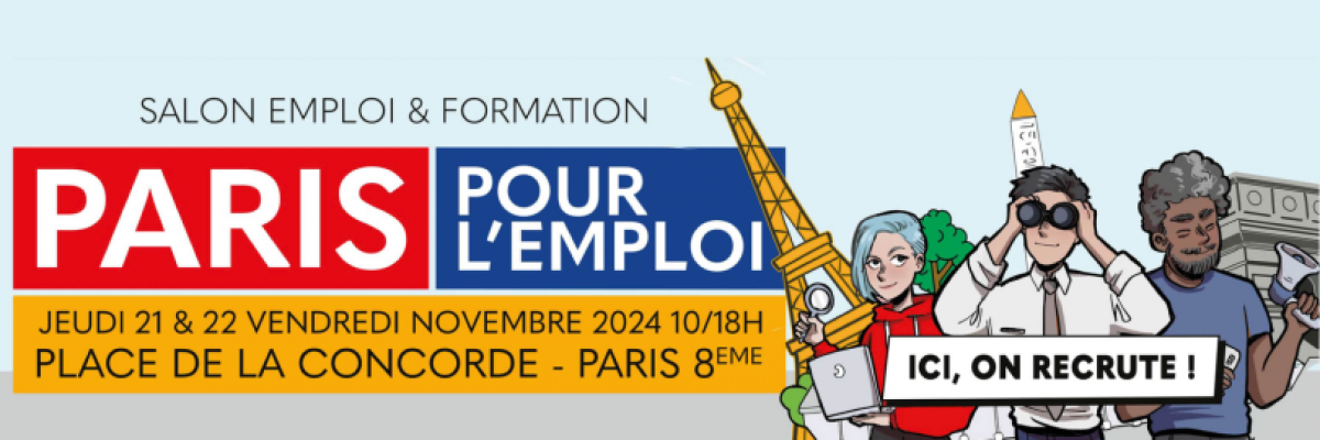 Paris pour l’emploi – les 21 et 22 novembre