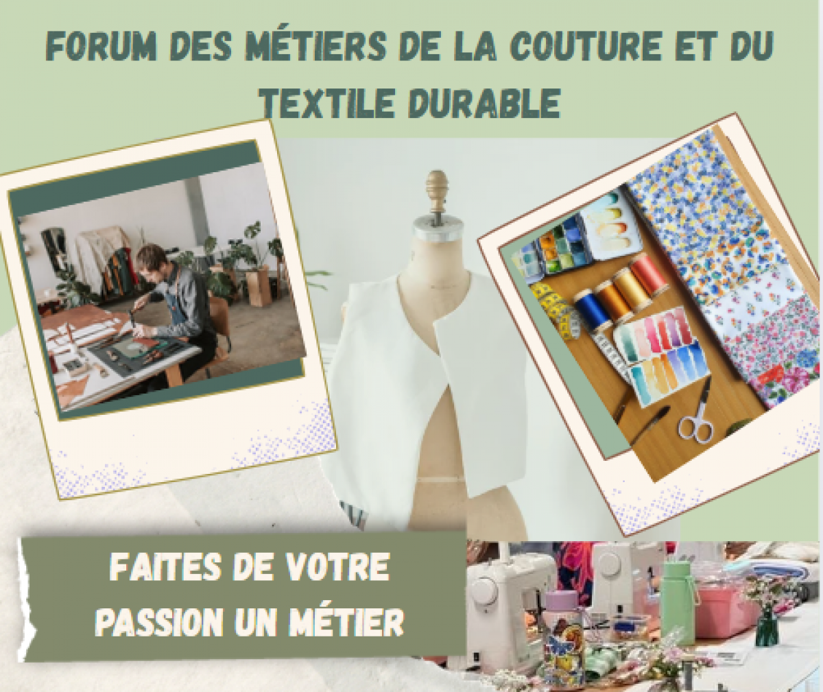 Forum des Métiers de la Couture & du Textile Durable